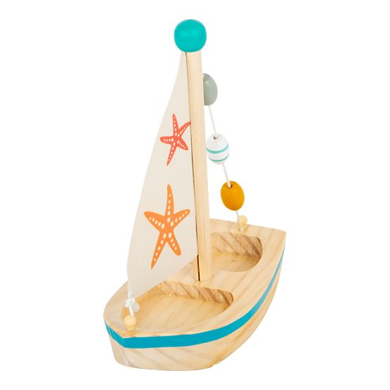 small foot Giocattolo acquatico barca a vela stella marina