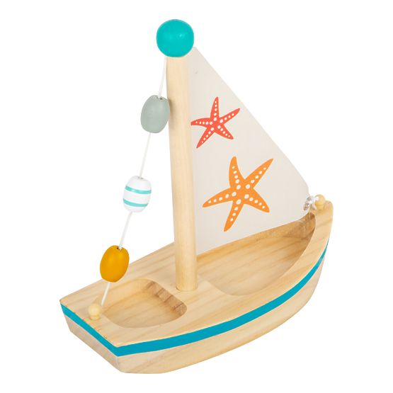 small foot Giocattolo acquatico barca a vela stella marina