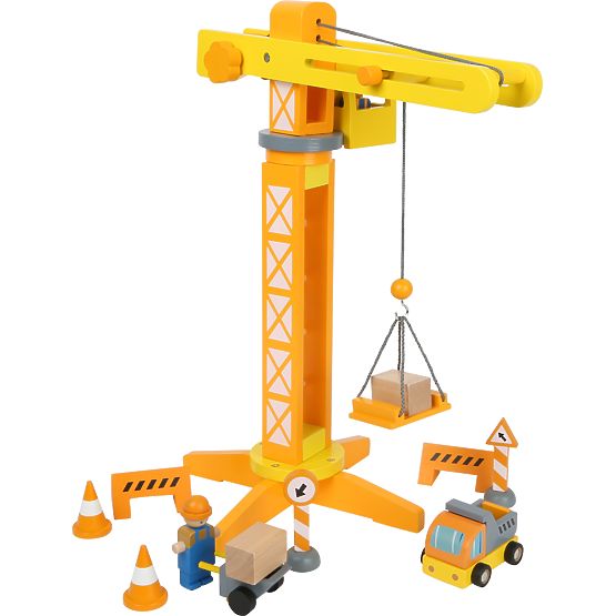 small foot Gru in legno con accessori