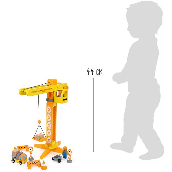 small foot Gru in legno con accessori