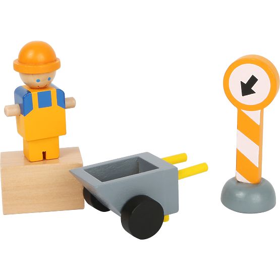small foot Gru in legno con accessori