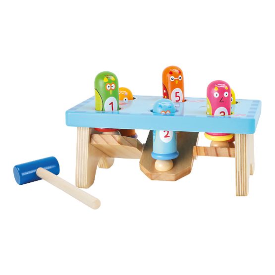 Small Foot Hammer il gioco in legno dell'uccellino