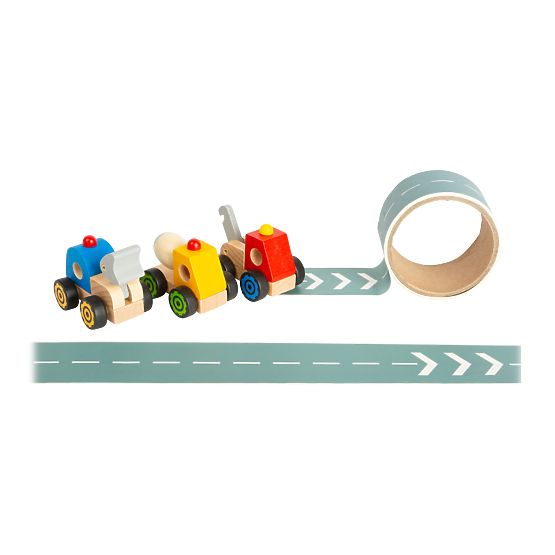 small foot Macchina da costruzione con strada 1 pz