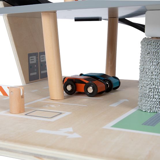 small foot Parcheggio da corsa in legno