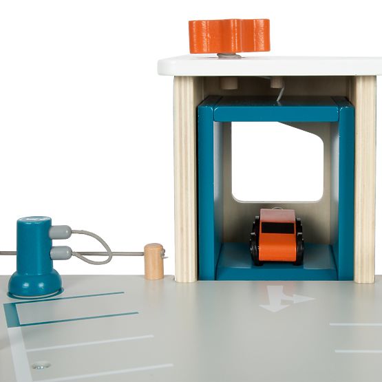 small foot Parcheggio da corsa in legno