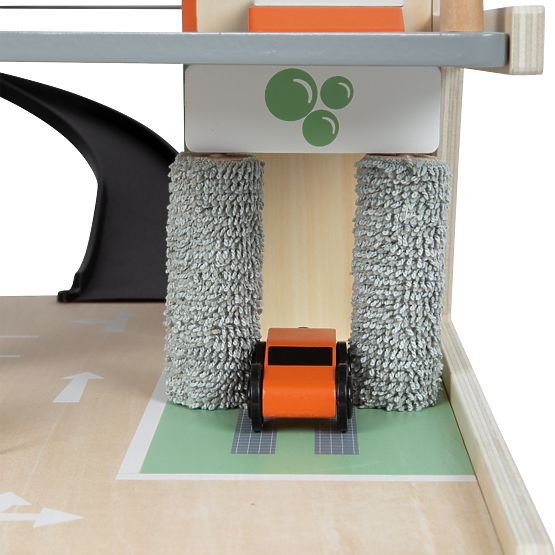 small foot Parcheggio da corsa in legno