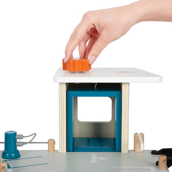 small foot Parcheggio da corsa in legno