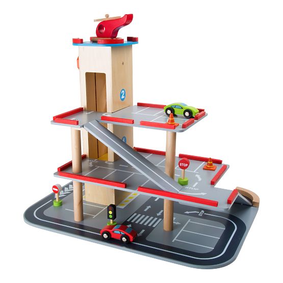 small foot Parcheggio in legno discesa veloce