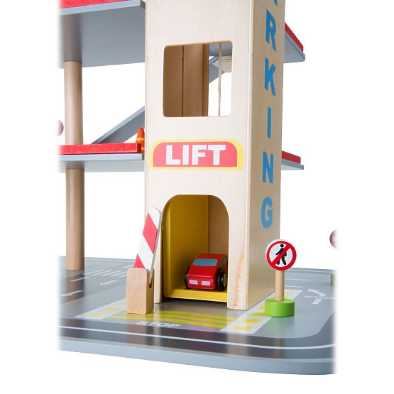 small foot Parcheggio in legno discesa veloce