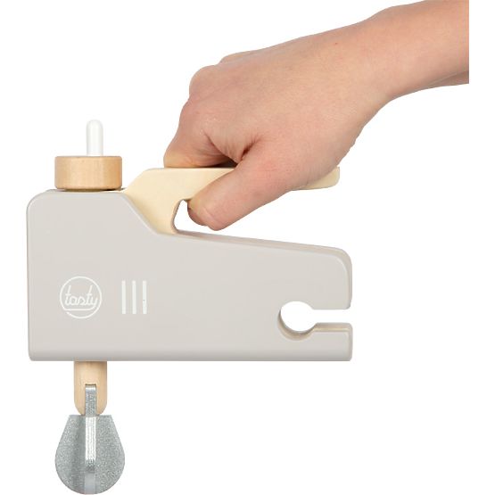 small foot Robot da cucina in legno 2 in 1 Tasty grigio