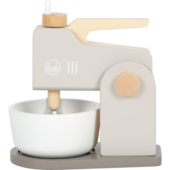 small foot Robot da cucina in legno 2 in 1 Tasty grigio