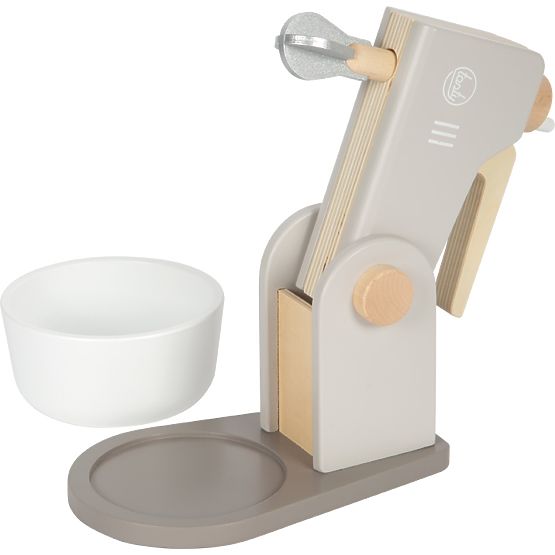 small foot Robot da cucina in legno 2 in 1 Tasty grigio