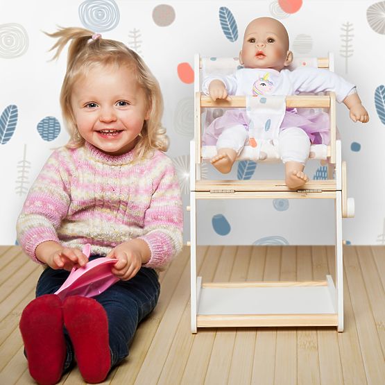small foot Seggiolina multifunzionale per bambole Little Button