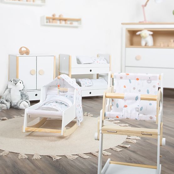small foot Seggiolina multifunzionale per bambole Little Button
