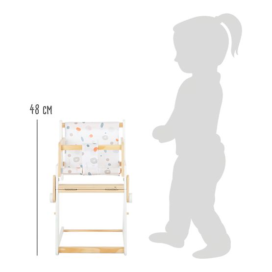 small foot Seggiolina multifunzionale per bambole Little Button