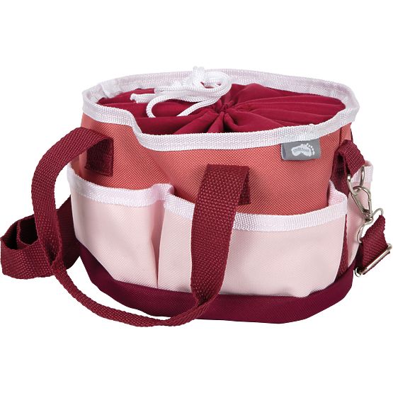 small foot Set di cura del cavallo con borsa rossa