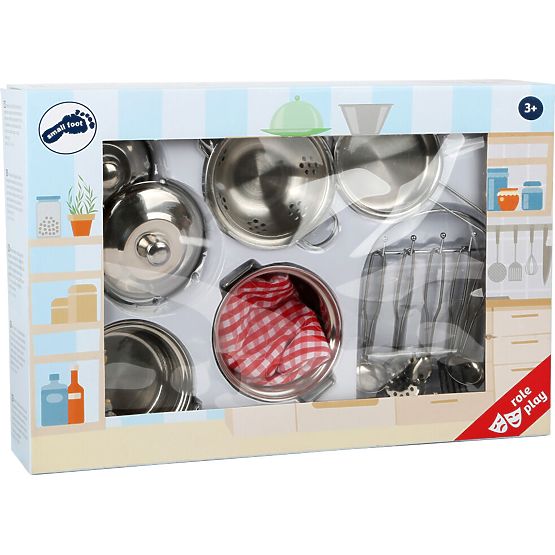 small foot Set di pentole in metallo Gustav