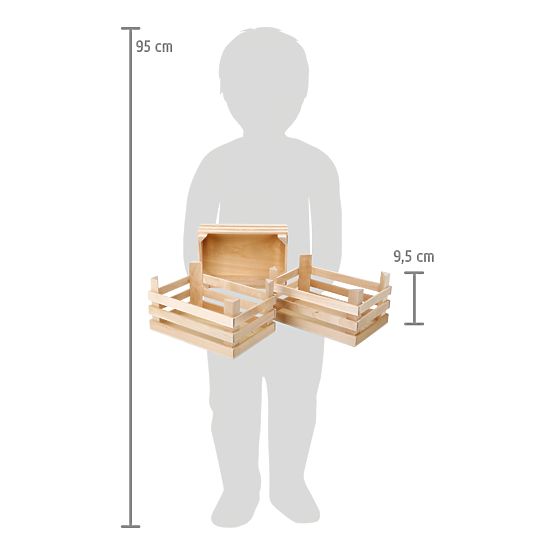 small foot Set grande cassetta per alimenti 3 pezzi