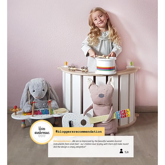 small foot Set musicale in legno con pois