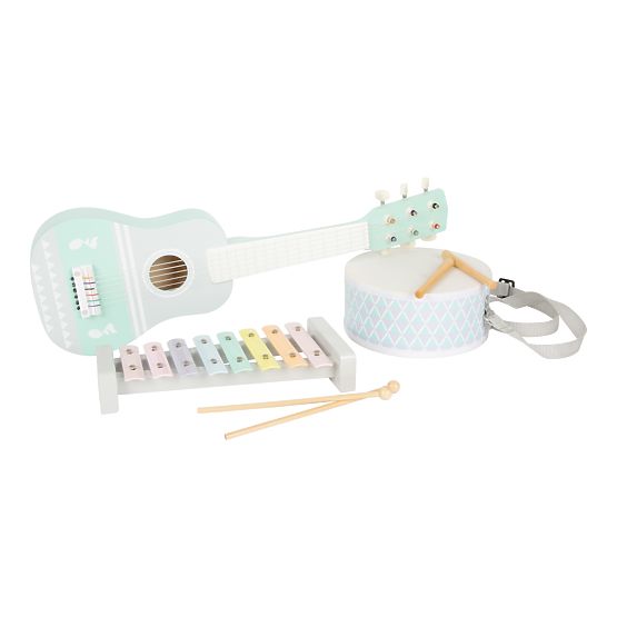 small foot Set musicale pastello 3 pezzi