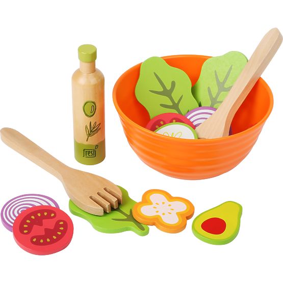 small foot Set per preparare l'insalata