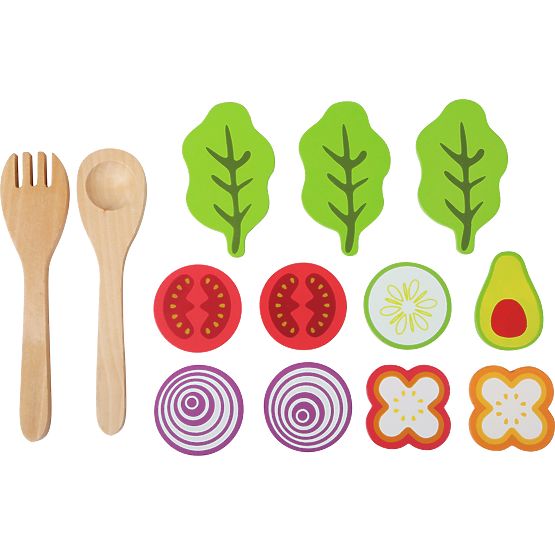 small foot Set per preparare l'insalata