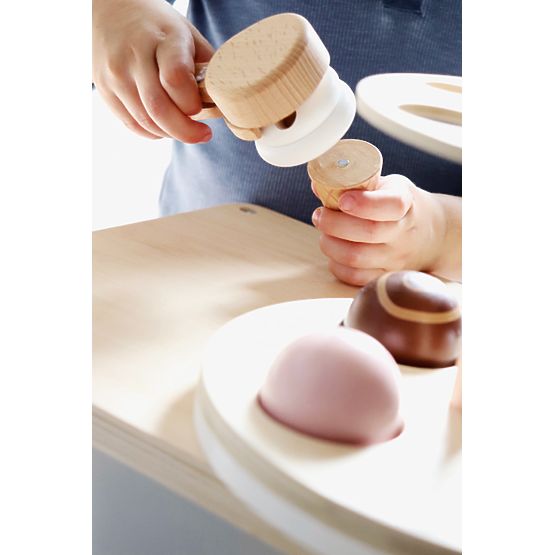 small foot Stand per gelato Fresh