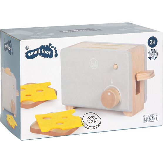 small foot Tostapane in legno Tasty grigio