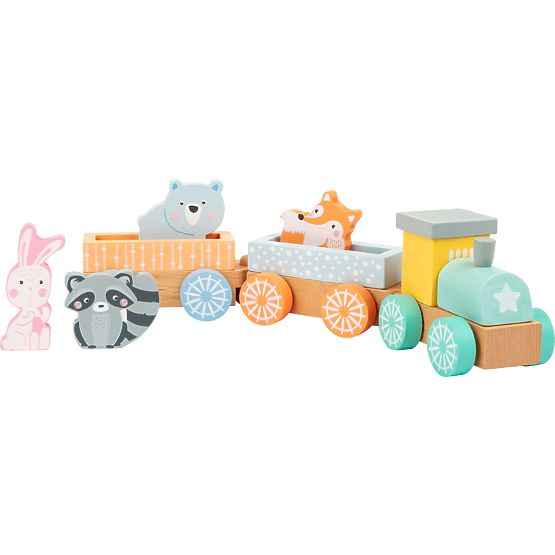 Small Foot Trenino in legno dai colori pastello