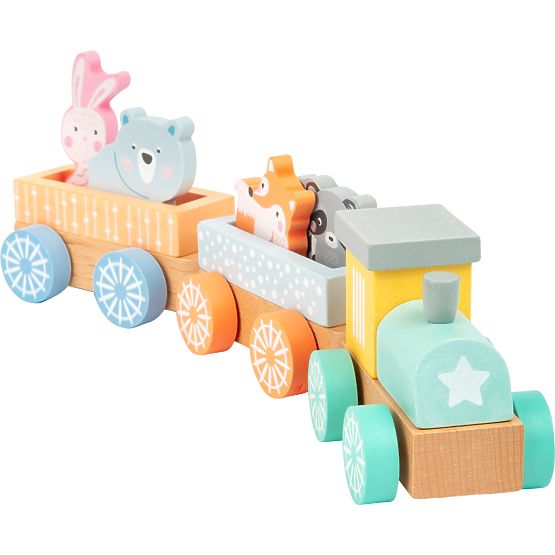 Small Foot Trenino in legno dai colori pastello