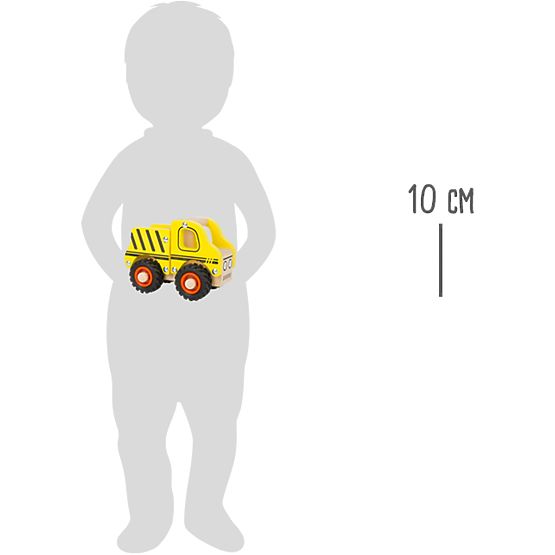 small foot Veicolo da costruzione in legno