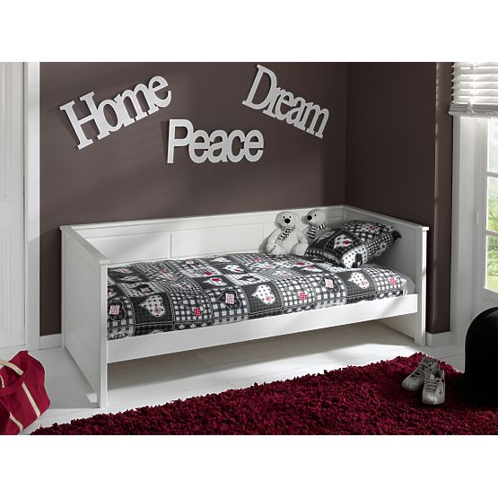 Spazio di archiviazione per letto Pino - bianco