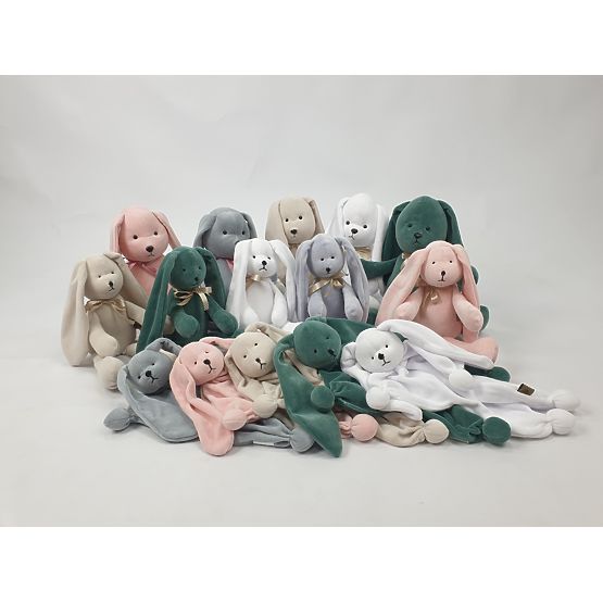 Spilla di coniglio - bianca