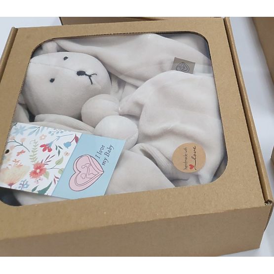 Spilla di coniglio - bianca