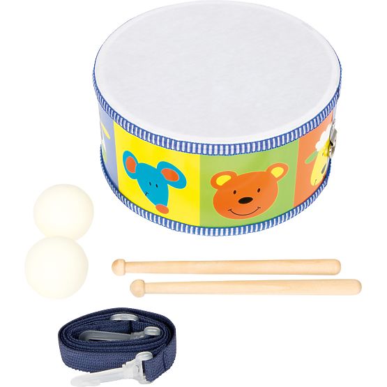 Strumenti musicali in legno per bambini Small Foot, animali a tamburo
