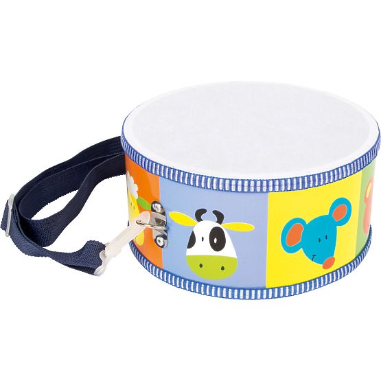 Strumenti musicali in legno per bambini Small Foot, animali a tamburo