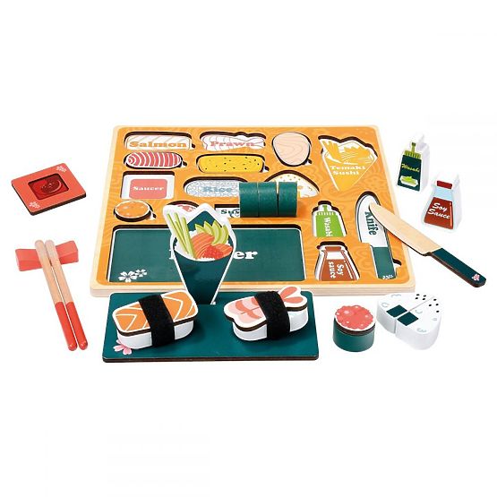 Sushi in Legno - Puzzle 3D