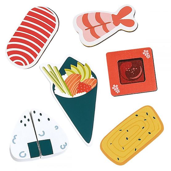 Sushi in Legno - Puzzle 3D