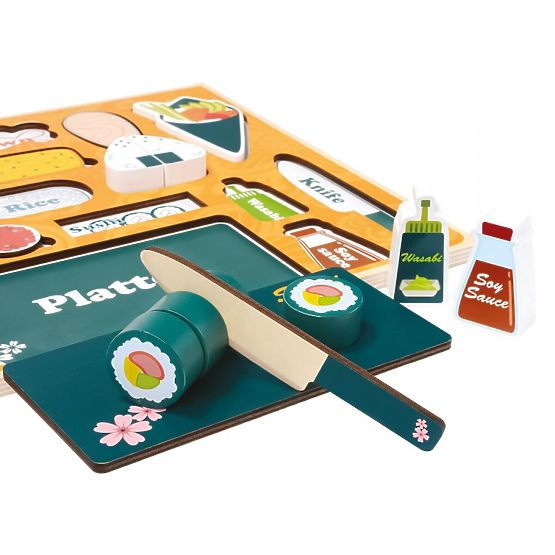 Sushi in Legno - Puzzle 3D