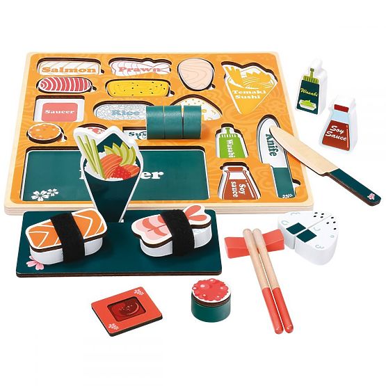 Sushi in Legno - Puzzle 3D