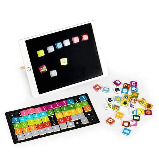 Tablet educativo in legno lavagna magnetica a gesso ECOTOYS