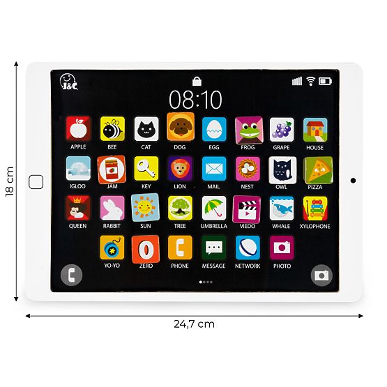 Tablet educativo in legno lavagna magnetica a gesso ECOTOYS