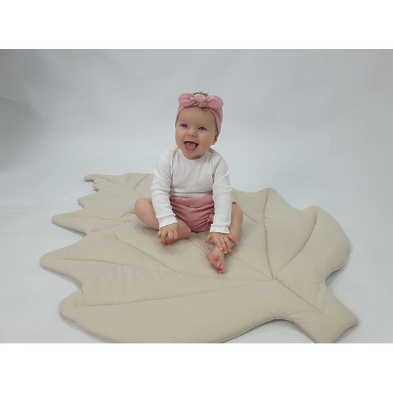 Tappetino da gioco in cotone Lenzuolo - beige