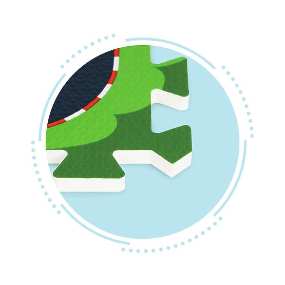 Tappetino in schiuma per bambini puzzle città strade IPLAY