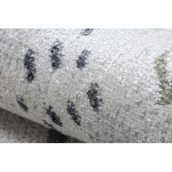 Tappeto BONO 8436 rotondo Auto, strade crema / grigio chiaro