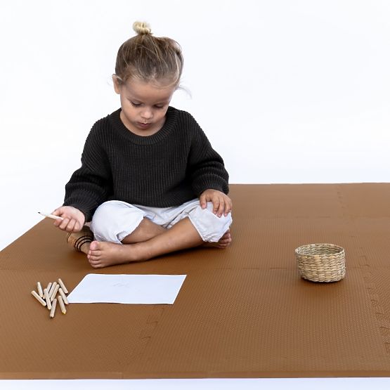 Tappeto da gioco TODDLEKIND 130 x 130 cm - Cammello