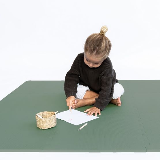Tappeto da gioco TODDLEKIND 130 x 130 cm - Muschio