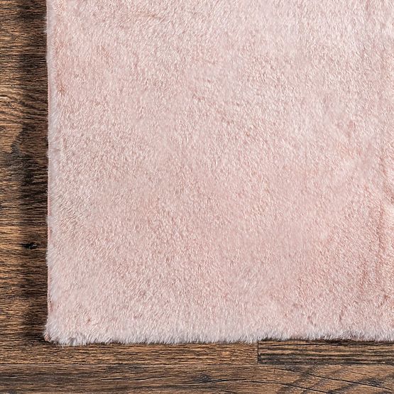 Tappeto di Seta Rabbit - Rosa
