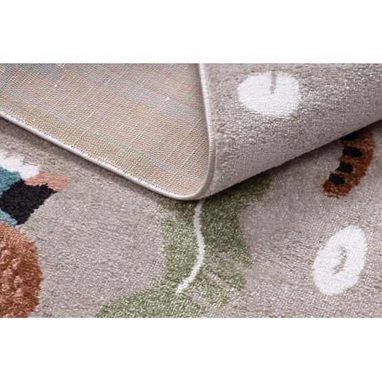 Tappeto FUN Africa per bambini, animali, Africa beige