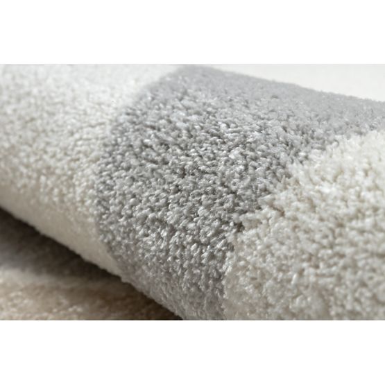 Tappeto FUSION 0213 bianco / rosa scuro - Geometrico, moderno, astratto